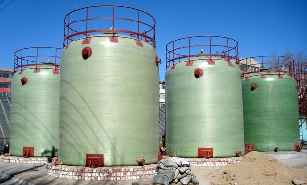 立式玻璃鋼儲存罐現場施工高清圖集